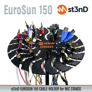 st3nD EuroSun 150 Cable Holder for Mic Stands