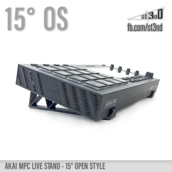 STAND for Akai MPC LIVE - 15 Degrees - Open Style - 3D Printed - 100% Buyers Satisfaction - st3nD