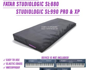 DUST COVER for FATAR Studiologic Sl-880 - Waterproof, easy to use, elastic edges