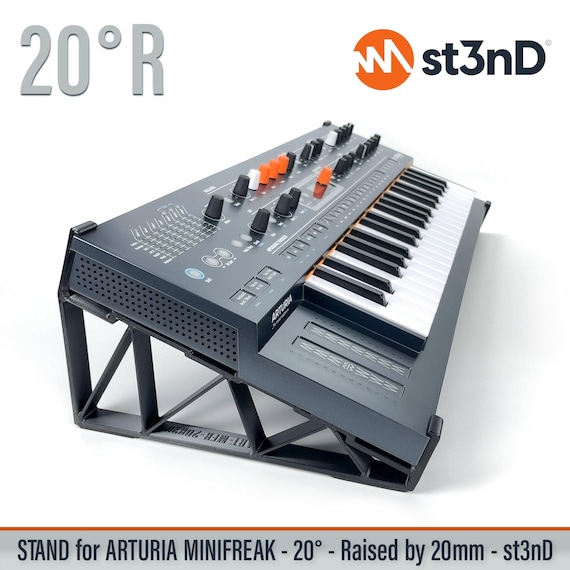 STAND for ARTURIA MINIFREAK - 20 Degrees - Raised (by 20mm) - 3d