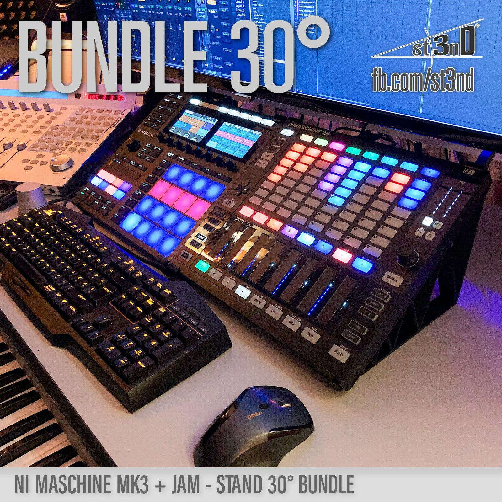 STAND BUNDLE for NI Maschine Jam + Mk3 - 30 Degrees - 3d STAND BUNDLE for NI Maschine Jam + Mk3 - 30 Degrees - 3d