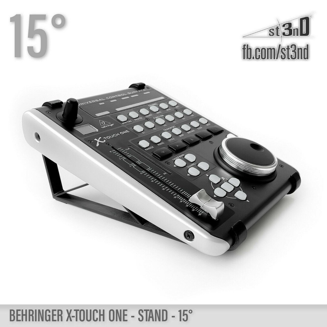 STAND for Behringer X-TOUCH ONE - 15 Degrees - 3d Printed