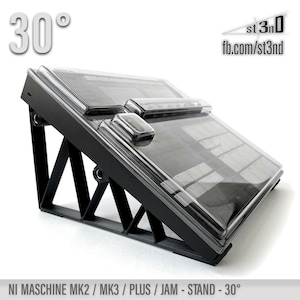 STAND for NI MASCHINE Mk2 / Mk3 / Plus / Jam - 30 Degrees - Open Style - 3d Printed - st3nd