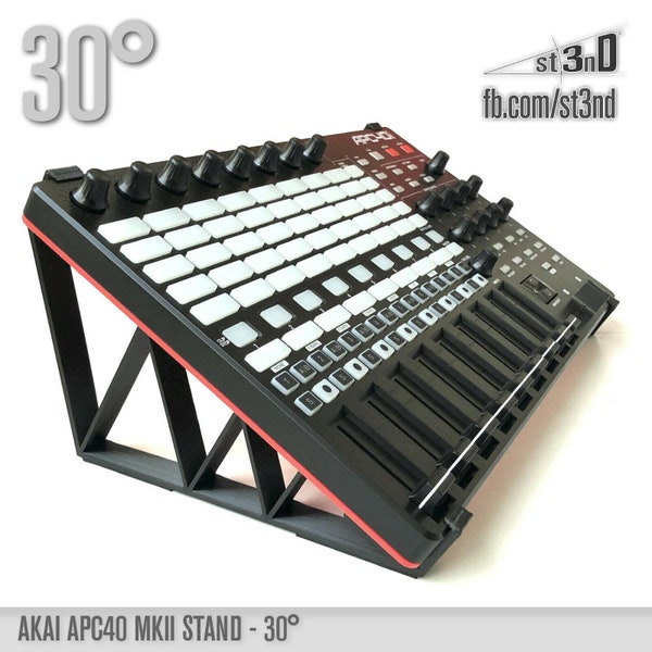 STAND for AKAI APC40 MK2 (MKII) - 30 degrees - 3d printed - 100% Buyers Satisfaction