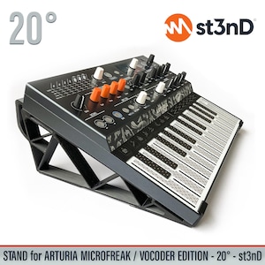 STAND for ARTURIA MICROFREAK - 20 degrees - 3d printed - 100% Buyer Satisfaction