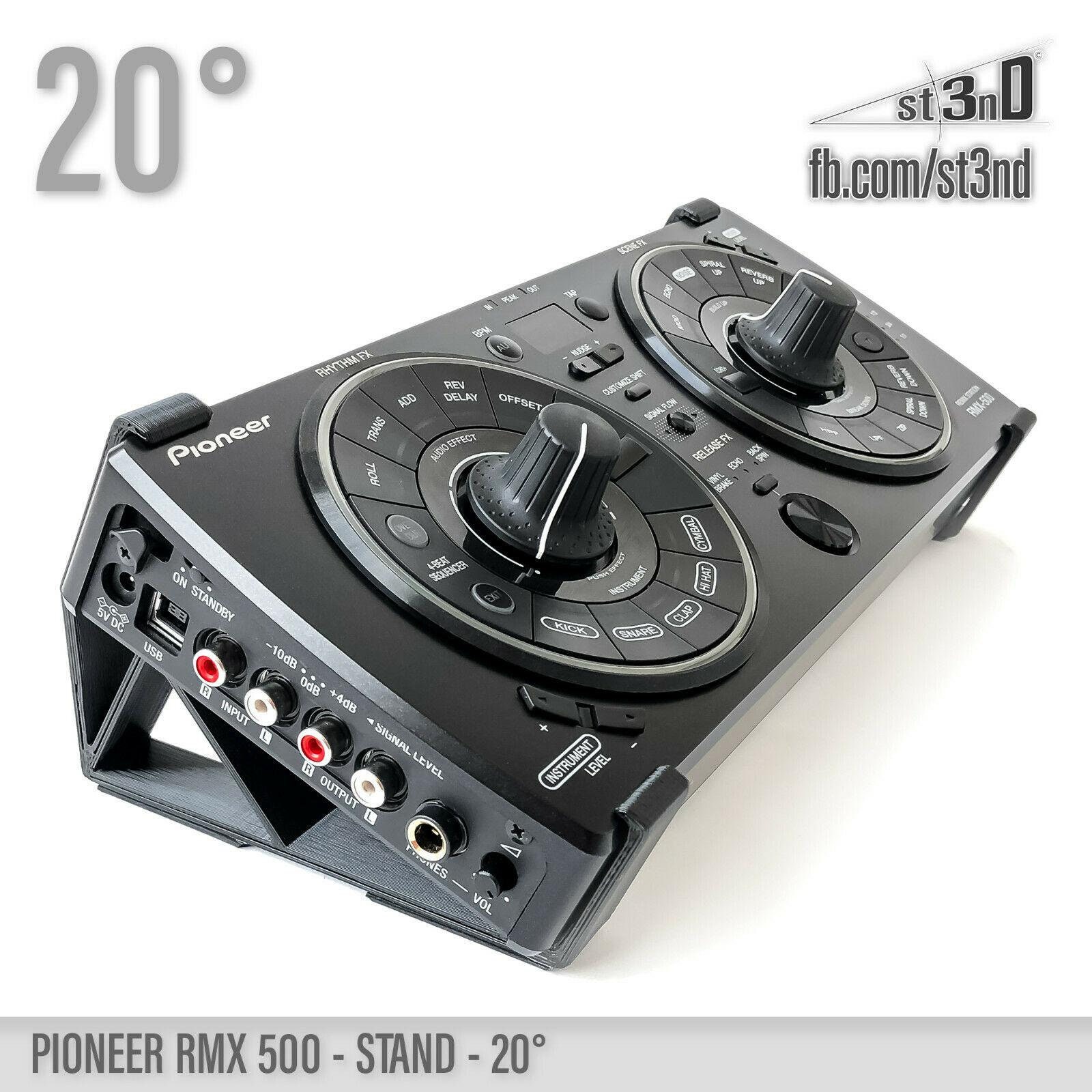 STAND for Pioneer Dj RMX-500 - 20 Degrees - 3D Printed - 100 STAND for Pioneer Dj RMX-500 - 20 Degrees - 3D Printed - 100