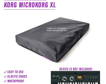 DUST COVER for Korg Microkorg XL - Waterproof, easy to use, elastic edges