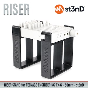 RISER STAND for Teenage Engineering TX-6 - Raised (by 60mm)