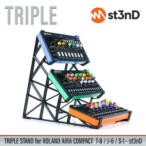 Roland Aira Compact 木製スタンド/ Aira Compact T-8、J-6、E-4 Roland Aira Compact 木製スタンド/ Aira Compact T-8、J-6、E-4