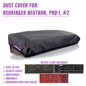 DUST COVER for BEHRINGER Behringer Eurorack Case Format Instruments And Synths