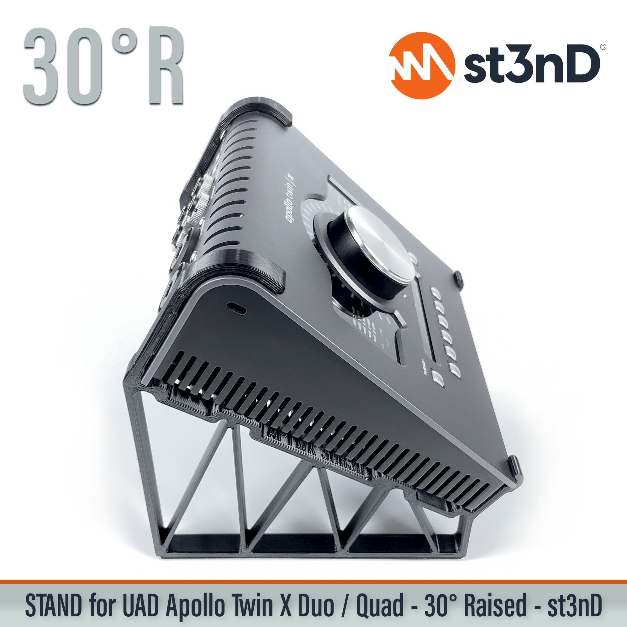 STAND for UAD Apollo TWIN X Duo / Quad - 30 Degrees - Raised (by