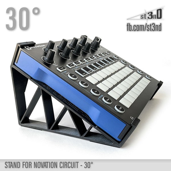 STAND for NOVATION CIRCUIT - 30 Degrees - 3d printed - 100% Buyer Satisfaction