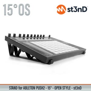 STÅND för Ableton PUSH 2 - 15 grader - Öppen modell - 3D-utskriven - 100 % köparnöjdhet