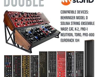 DOUBLE STAND for BEHRINGER Eurorack 104, Instruments and Synths - 3d Printed - st3nD