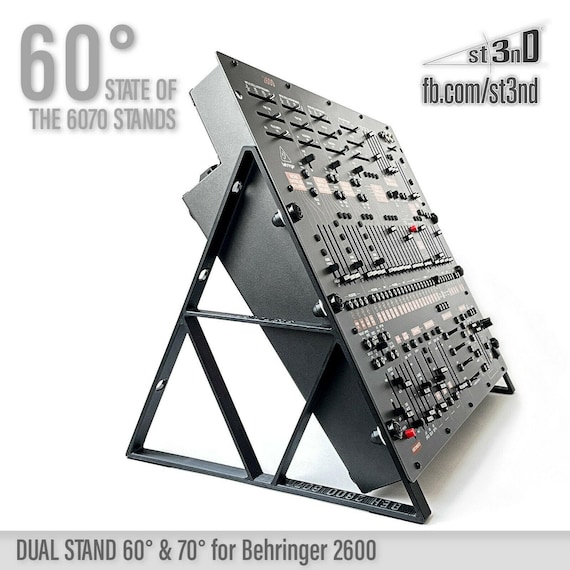 DUAL STAND for BEHRINGER 2600 60 70 Degrees Rackie 3d Printed