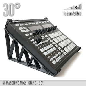 STAND for NI MASCHINE Mk2 - 30 Degrees - 3d Printed - st3nD