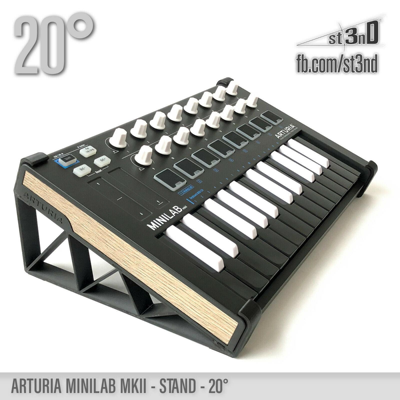 STAND for Arturia MINILAB MKII 20 Degrees 3d Printed 100% Buyers  Satisfaction 