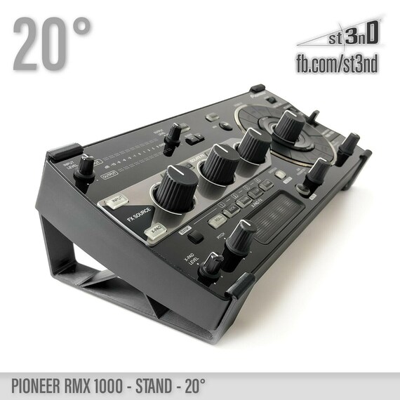 STAND for Pioneer Dj RMX-1000 - 20 Degrees - 3D Printed STAND for Pioneer Dj RMX-1000 - 20 Degrees - 3D Printed