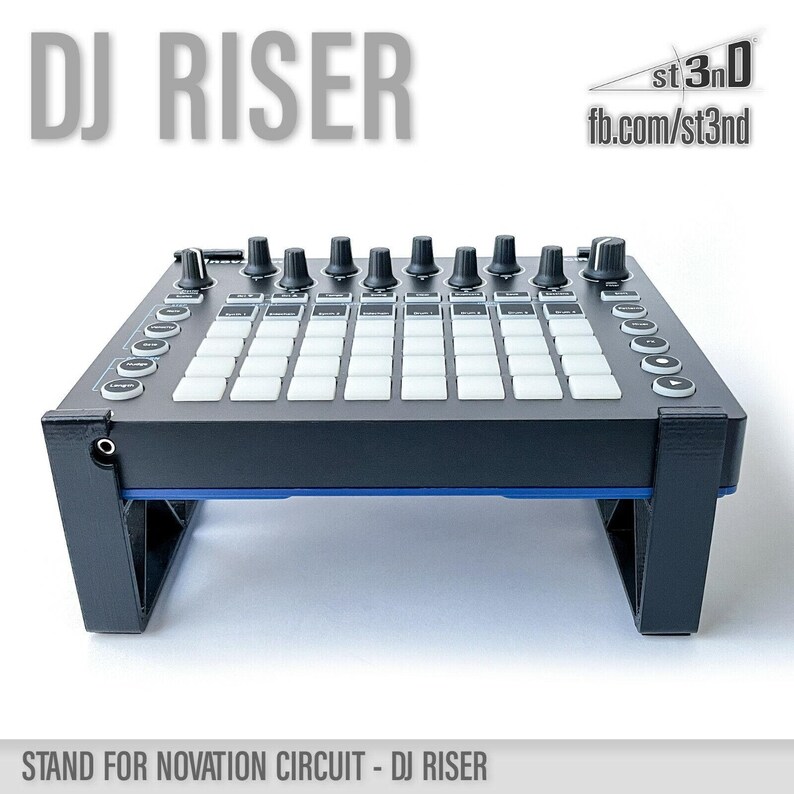 DJ RISER STAND for Novation Circuit 3d printed 100% Buyer Satisfaction image 2