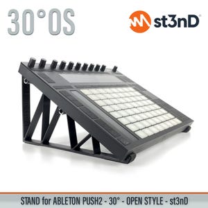 STÅND för Ableton PUSH 2 - 30 grader - Öppen modell - 3D-utskriven - 100 % köparnöjdhet
