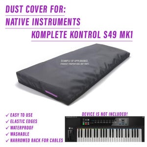 DUST COVER for NATIVE Instruments Komplete Kontrol S49 Mk1