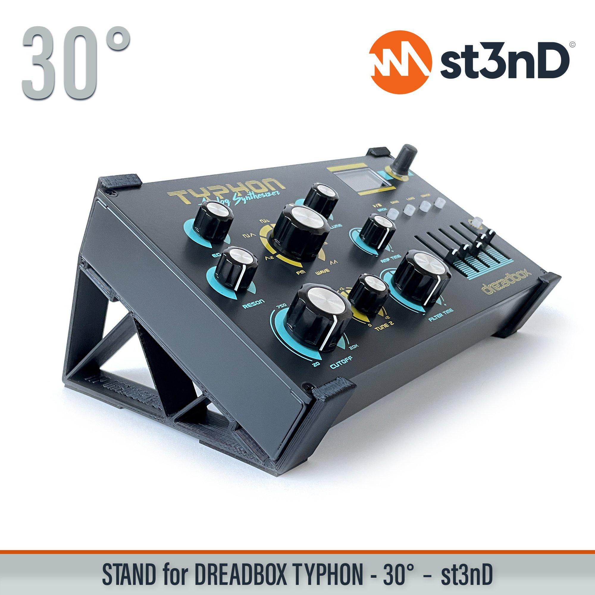 STAND for DREADBOX TYPHON - 30 degrees - 3d printed st3nD - 100% Buyers Satisfaction