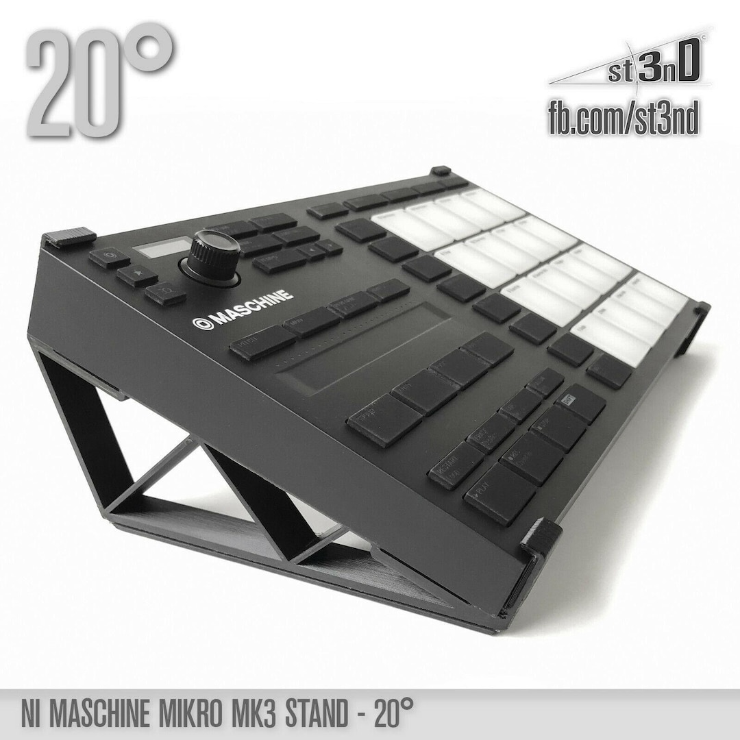 STAND for NI Maschine MIKRO Mk3 20 Degrees 3d Printed - Etsy