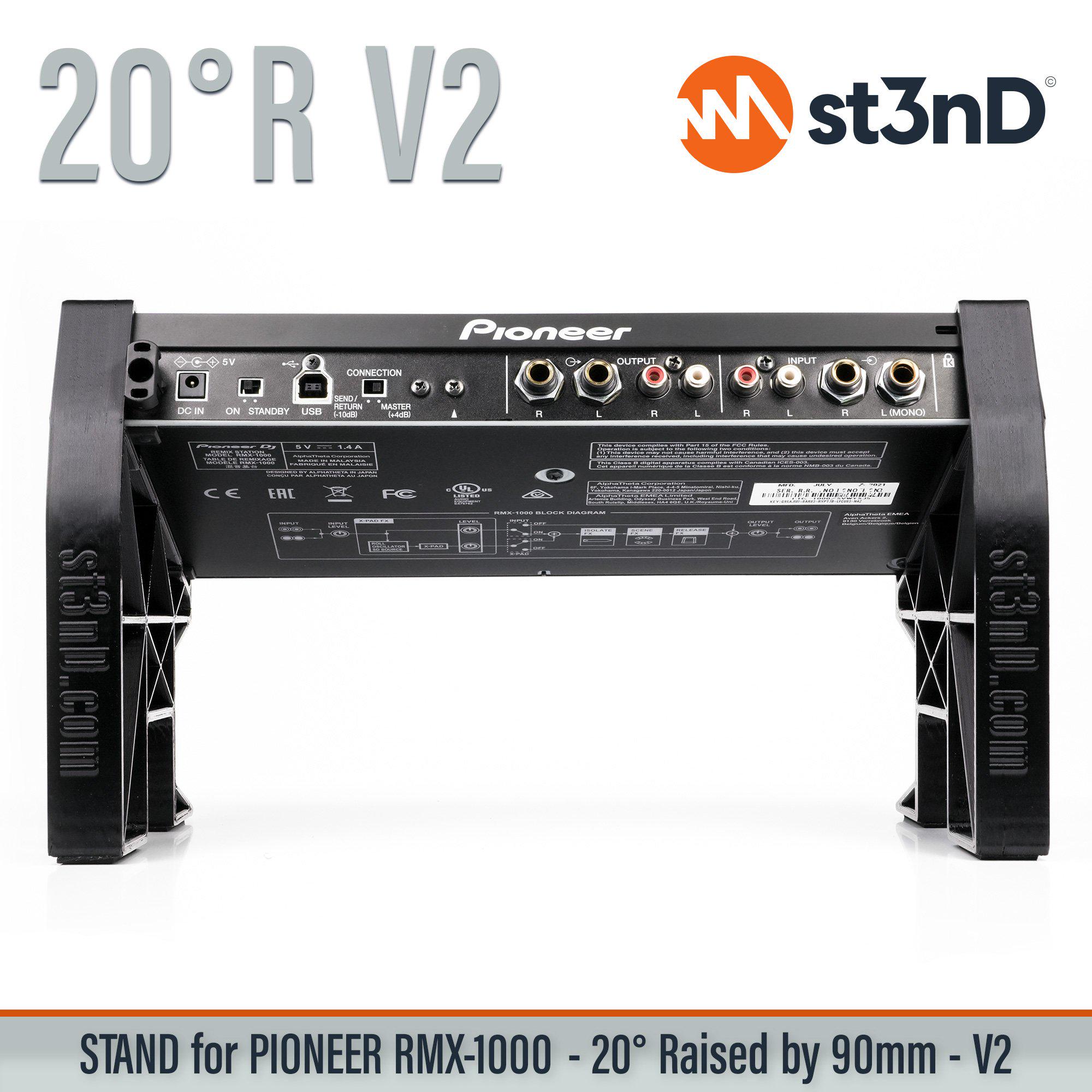 【PioneerDJ】RMX1000 スタンド　ラップトップ Pioneer DJ ラップトップスタンド「X-STAND」発表 | Digiland