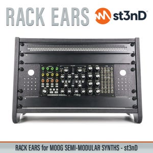 RACK EARS for MOOG Semi-modular Synths with Patch Cable Holder