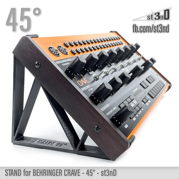 STAND for BEHRINGER CRAVE - 45 degrees - 3d Printed - 100% Buyers satisfaction