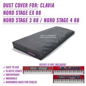 DUST COVER for CLAVIA Nord Stage 3 88 / Nord Stage 4 88 / Nord Stage Ex 88