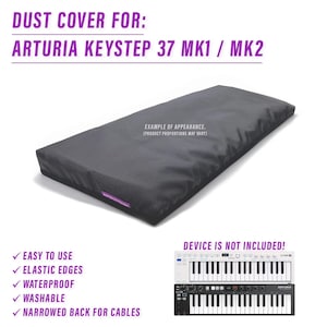 Tapa antipolvo para ARTURIA Keystep 37 Mk1/mk2