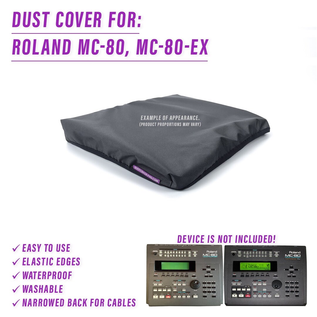 DUST COVER for Roland MC-80, Mc-80-ex Waterproof, Easy to Use 