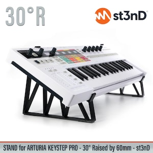 STAND for ARTURIA KEYSTEP Pro - 30 Degrees  - Raised (by 60mm)