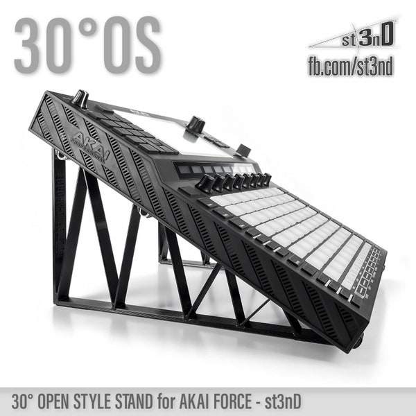 STAND for AKAI FORCE - 30 Degrees - Open Style - 3D Printed - st3nD