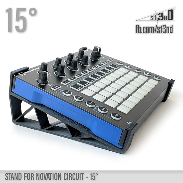 STAND for NOVATION CIRCUIT - 15 Degrees - 3d printed - 100% Buyer Satisfaction