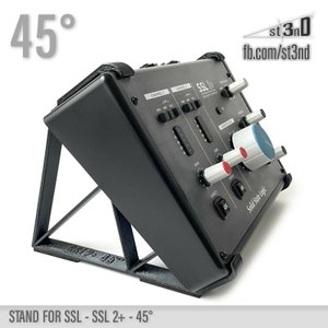 STAND voor SSL 2+ - Geluidskaart - 45 graden - 3D-geprint - 100% koperstevredenheid