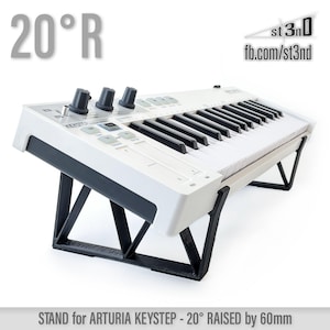 ARTURIA KEYSTEP用スタンド - 20度 - 高さ調整可能（60mm）