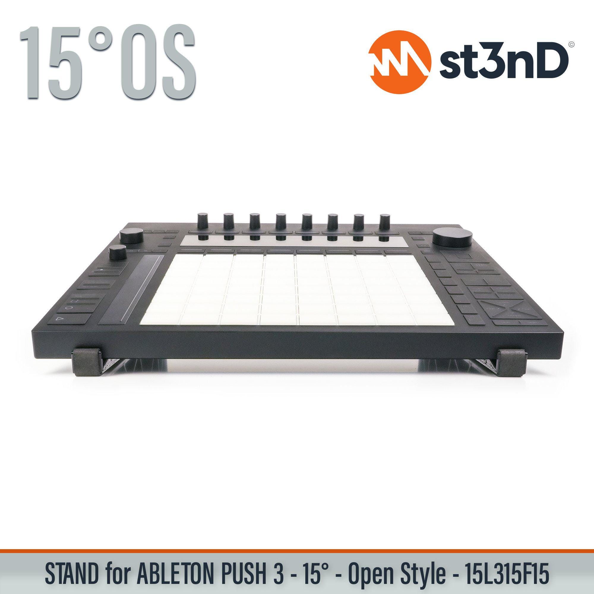 ABLETON PUSH 3 / Push 3 Standalone用スタンド - 15度 - オープン