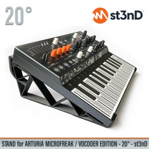 STAND for ARTURIA MICROFREAK - 20 degrees - 3d printed - 100% Buyer Satisfaction