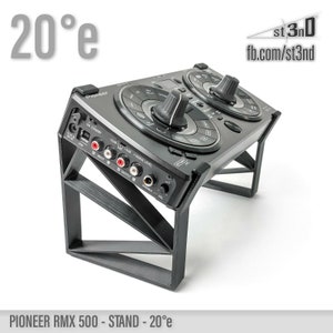 STAND for Pioneer Dj RMX-500 - 20 Degrees - Elevated - 3D Printed - 100% Buyer Satisfaction - st3nD