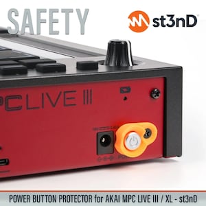 Power Button Protector for AKAI MPC LIVE Iii / Mpc Xl  - Prevent Accidental Power On
