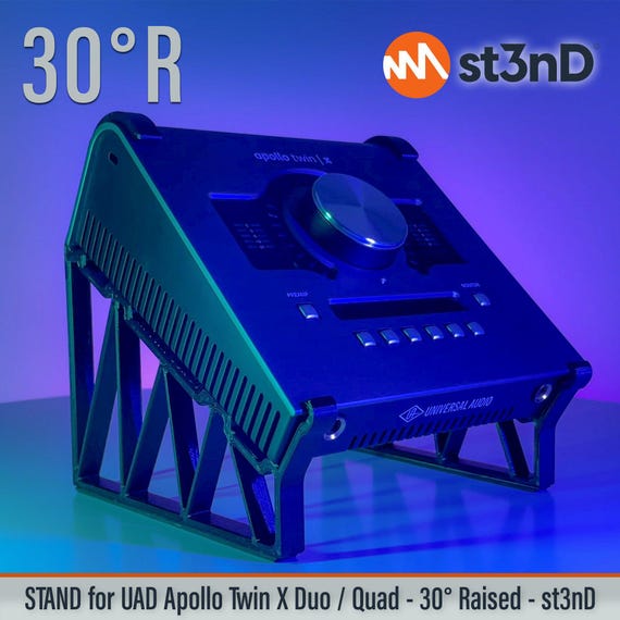 STAND for UAD Apollo TWIN X Duo / Quad - 30 Degrees - Raised (by