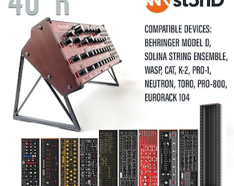 STAND for BEHRINGER BEHRINGER Eurorack Case Format Instruments And Synths - 40 Degrees - Raised (by 60mm)