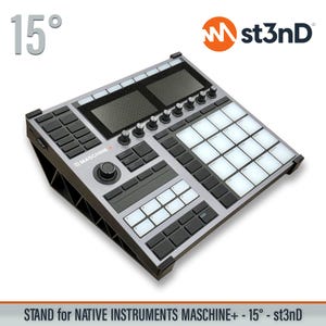 STAND for NI MASCHINE+ - 15 Degrees - 3d Printed - 100% Buyer Satisfaction