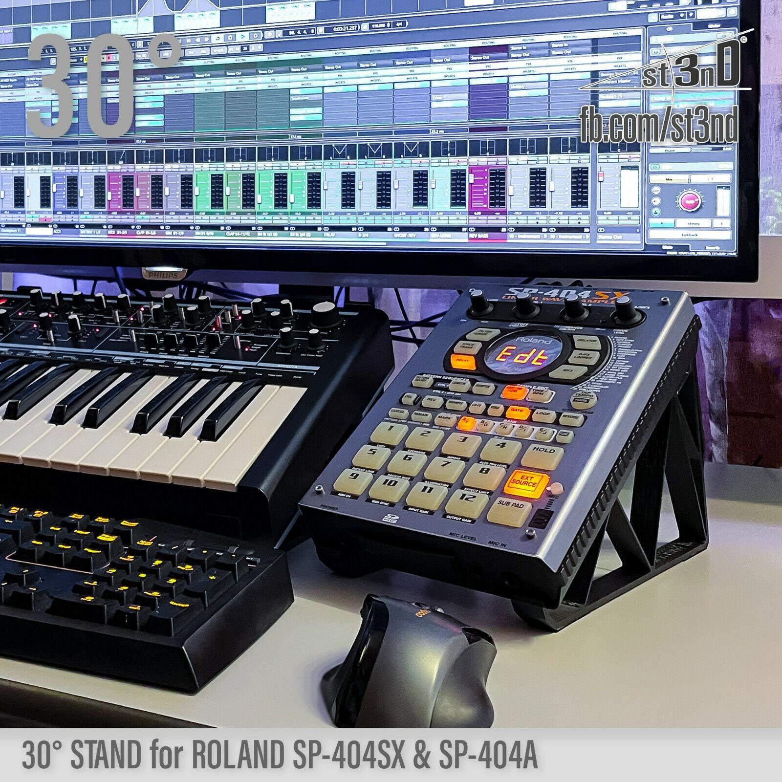 STAND for Roland SP-404SX / SP-404A - 30 Degrees - 3d