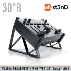 STAND for Roland MC-101 / Tr-6S / VT-4 - 30 Degrees - Raised - 3d Printed - 100% Satisfaction - st3nD