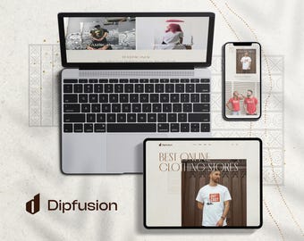 Dipfusion - T-shirt - Shopify Ecommerce Template for Clothing Store