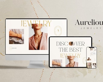Aurelious - Jewelry Shopify Website Template