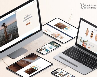 Blommig baddräkt - Klädbutik - Premium Shopify-tema för e-handelswebbplats